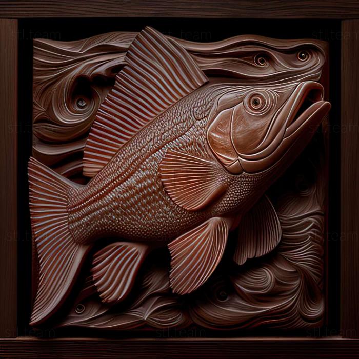 3D модель Риба еритрозонус (STL)